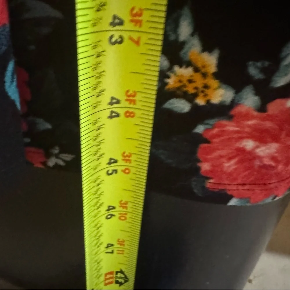 B Darlin Black Floral Maxi‎ Skirt Size 8 Cottagecore Romantic Feminine Versatile